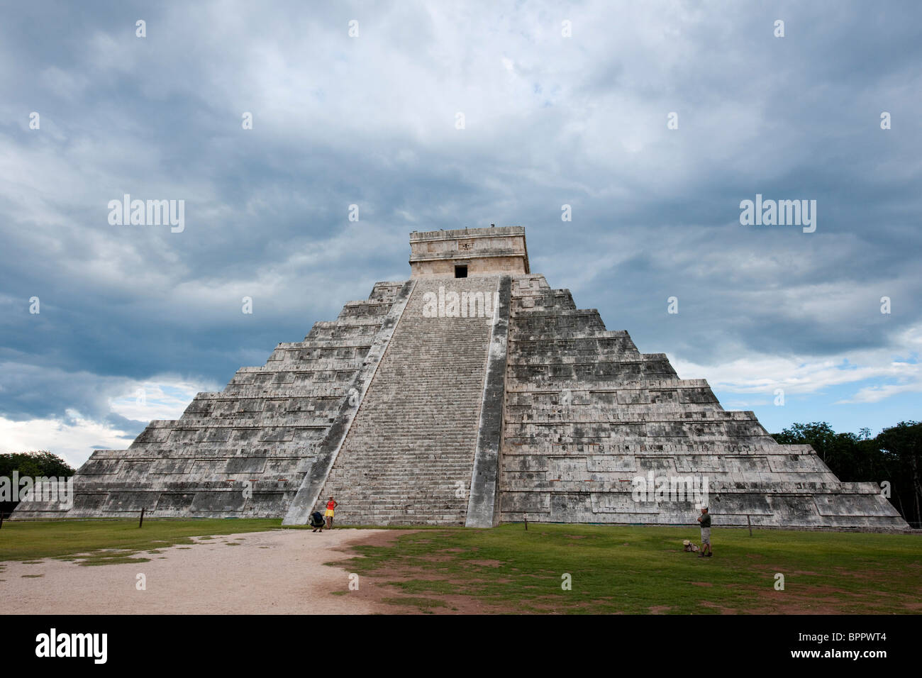 El Castillo, Chichen Itza ruins, The Yucatan, Mexico Stock Photo