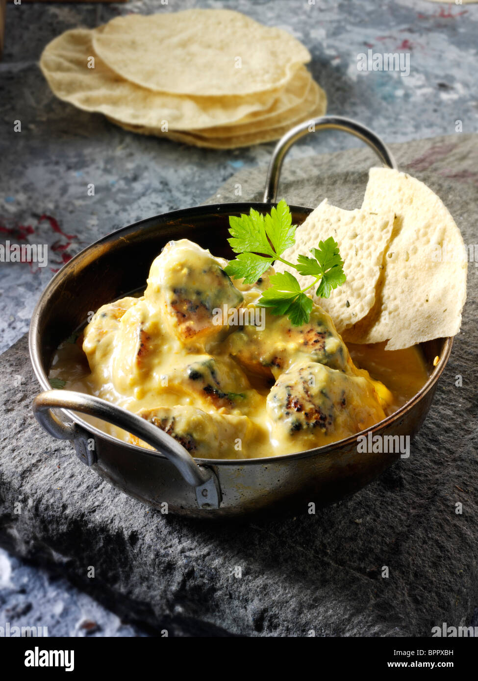 Chicken Korma curry & rice, Indian food recipe pictures, photos ...