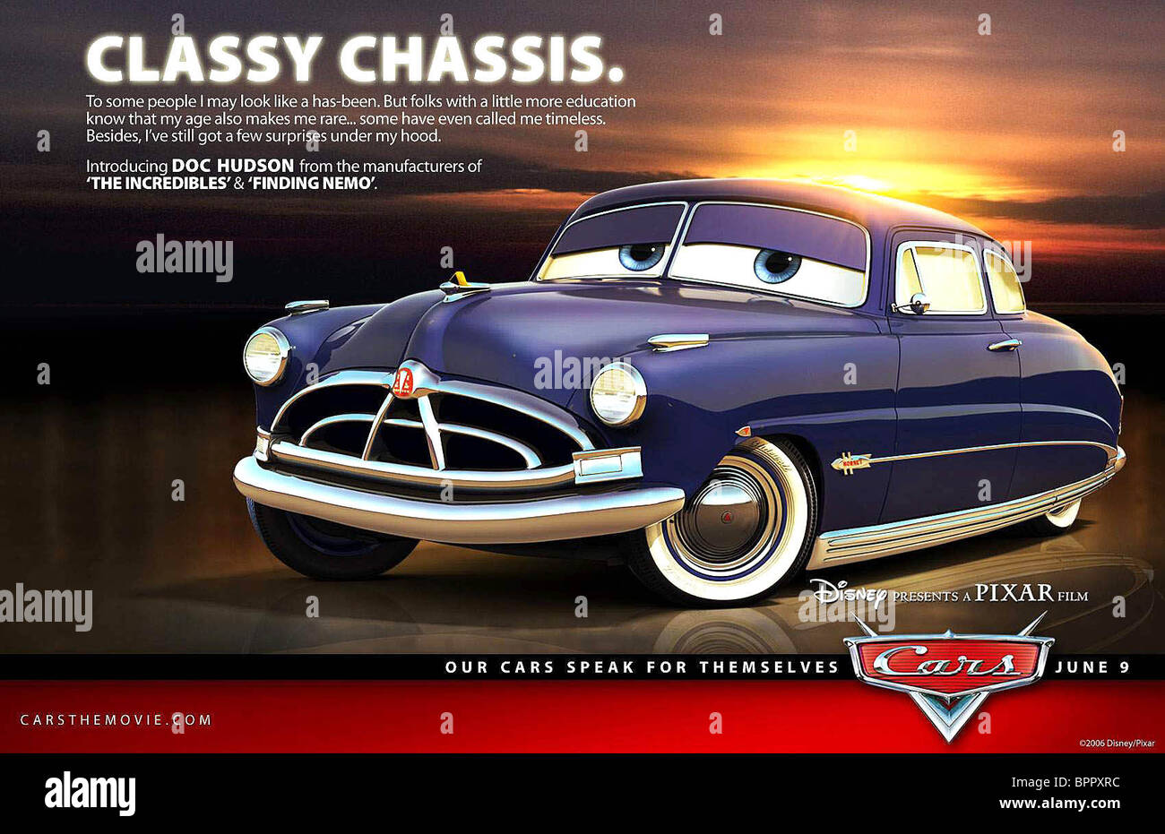 Doc Hudson Poster Cars 06 Stock Photo Alamy
