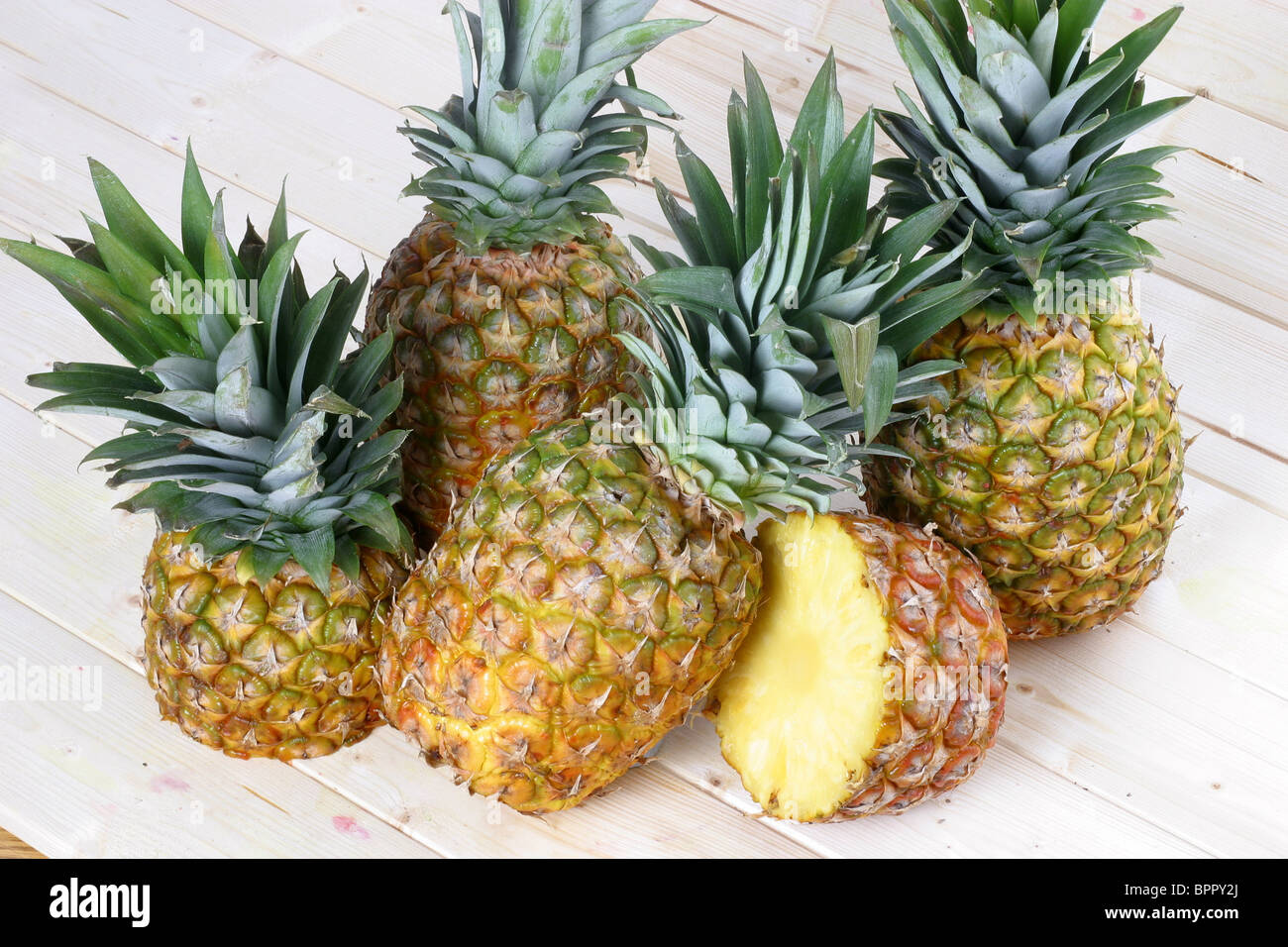 pineapples Stock Photo