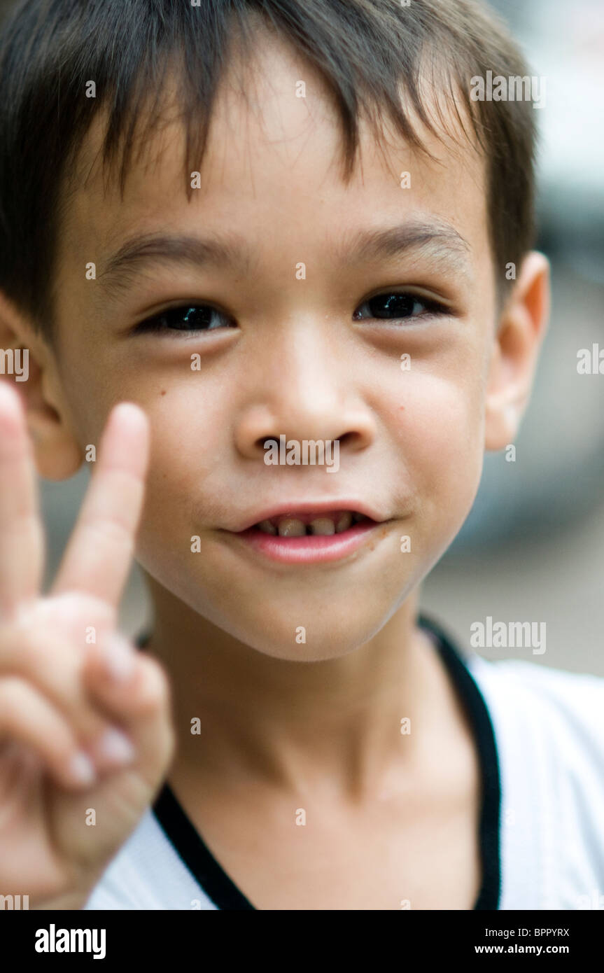 Boy in Phnom Penh, Cambodia Stock Photo Alamy