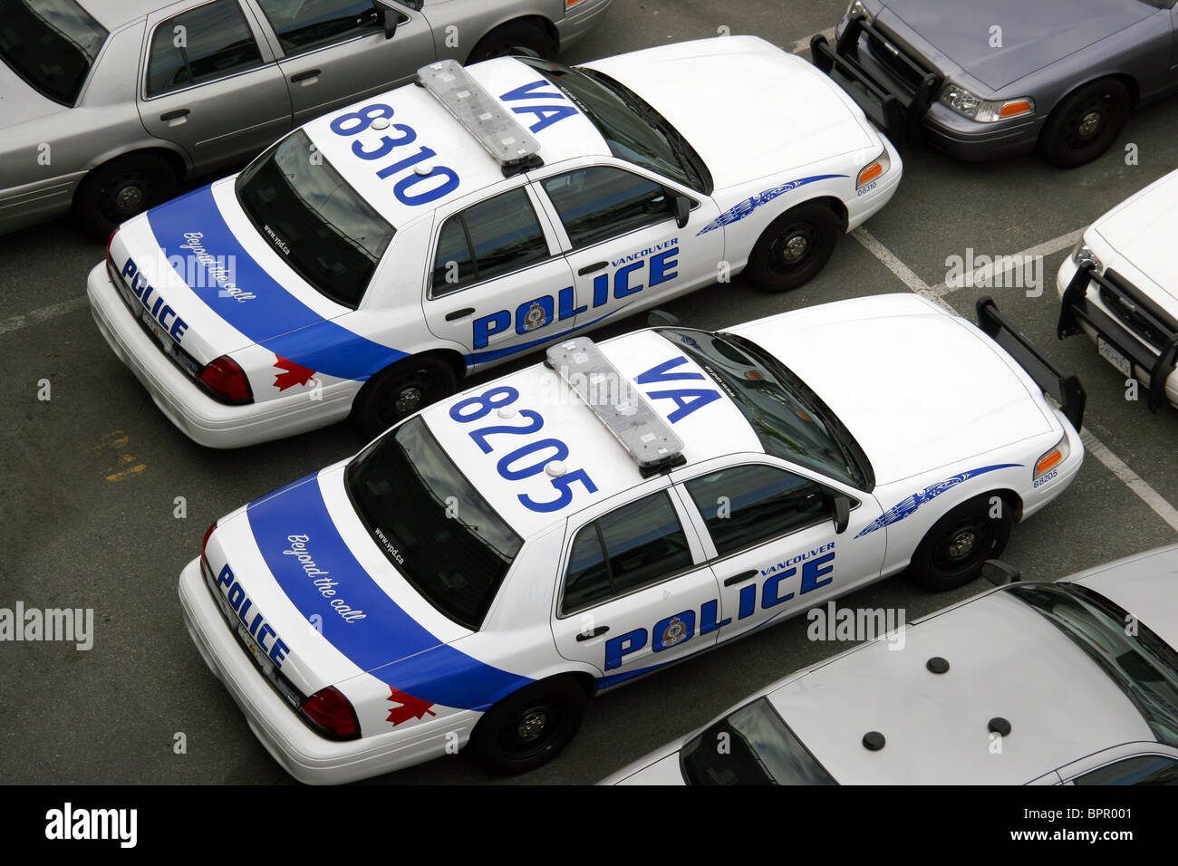 Vancouver police department vehicles, Vancouver, British Columbia