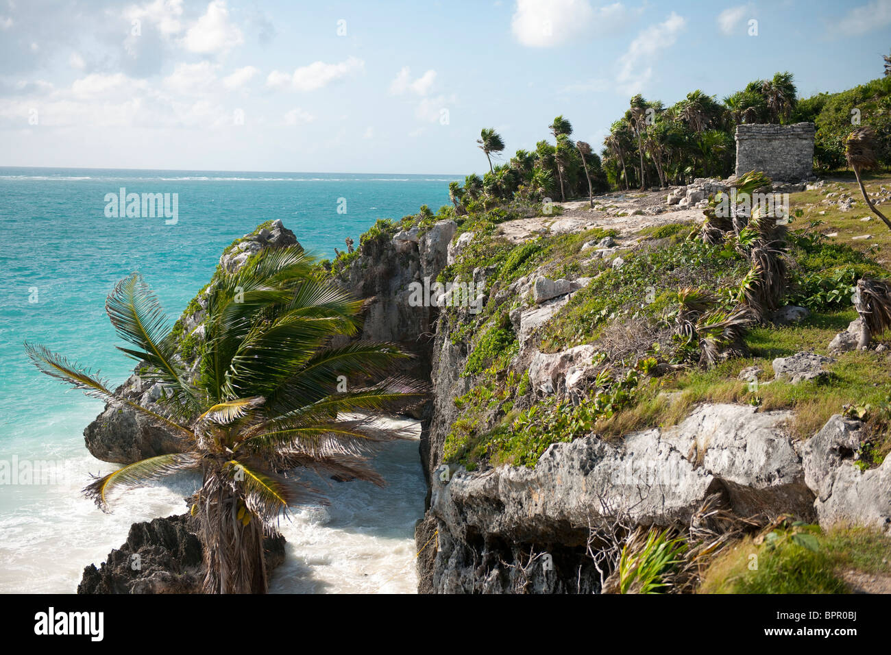 Tulum ruins, The Yucatan, Mexico Stock Photo