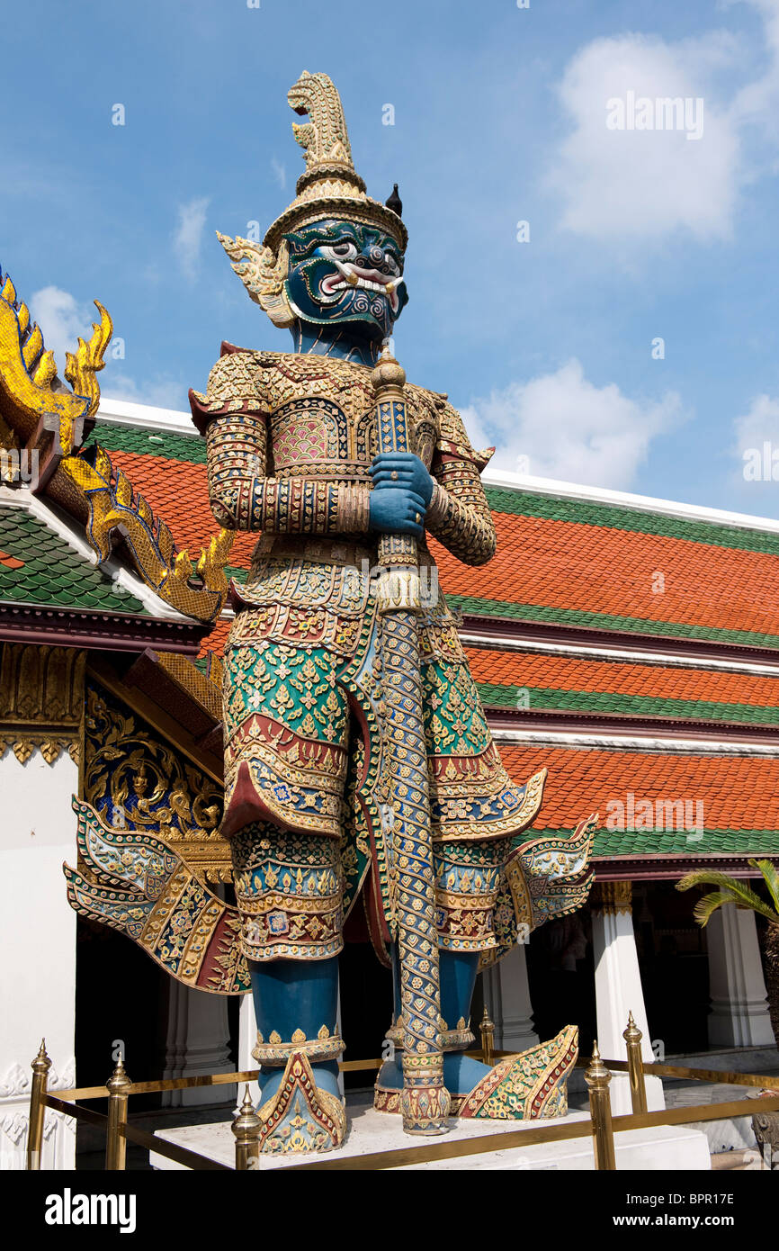 Yak, a mythological giant, Grand Palace, Bangkok, Thailand Stock Photo