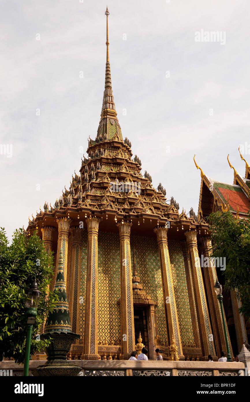 Phra Mondop building, Grand Palace, Bangkok, Thailand Stock Photo