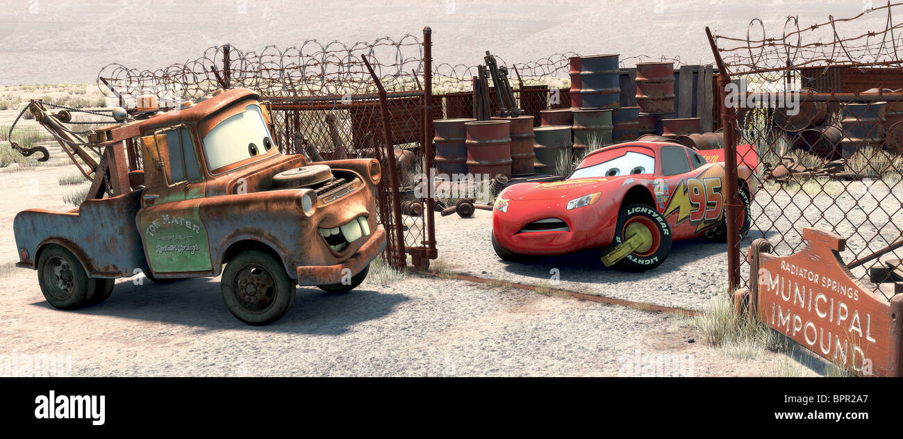 mcqueen and tow mater