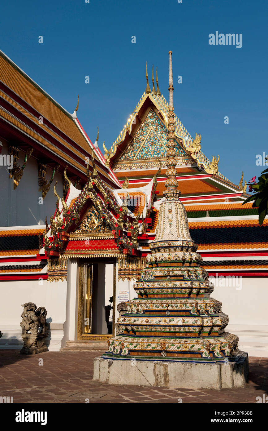 Wat Pho, 17th century temple, Bangkok, Thailand Stock Photo