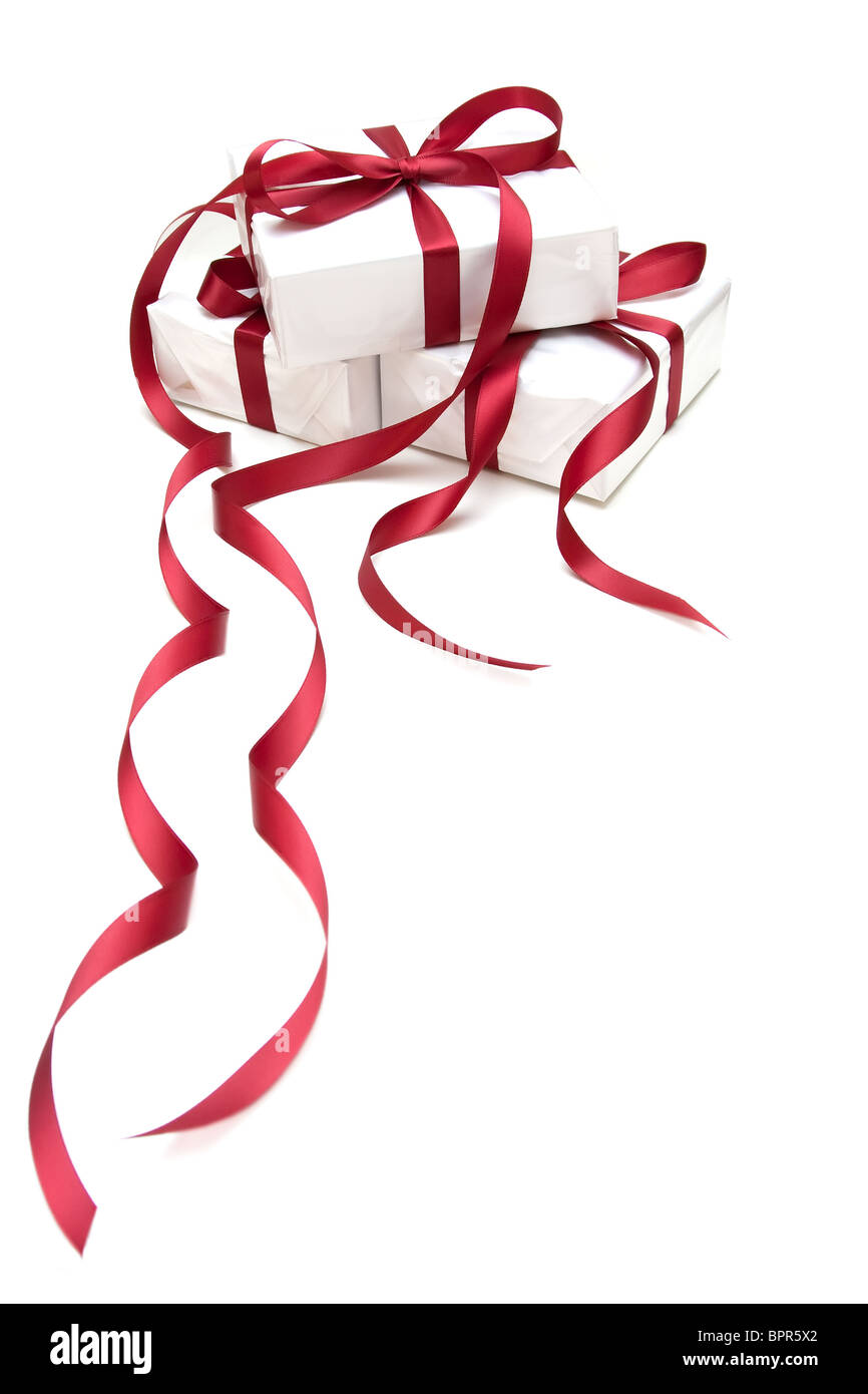 Parcel ribbon red hires stock photography and images Alamy