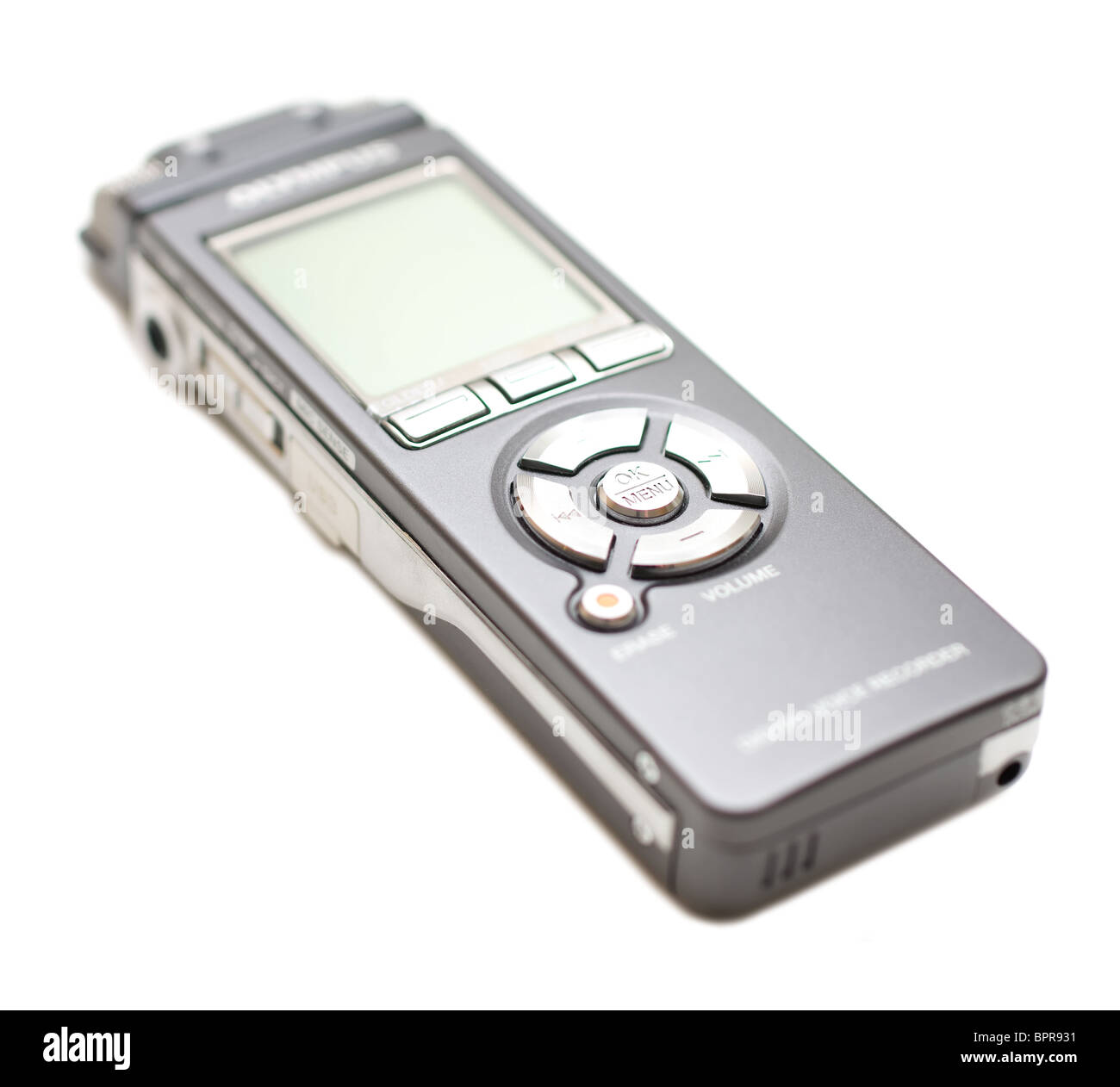 Voice recorder isolated on white background Stock Photo Alamy