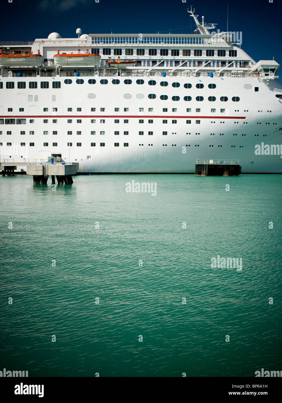 Large luxury liner in Florida Stock Photo