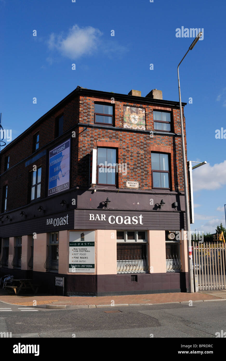 Bar Coast hotel and public house on Regent Road ( The Dock Road ) by