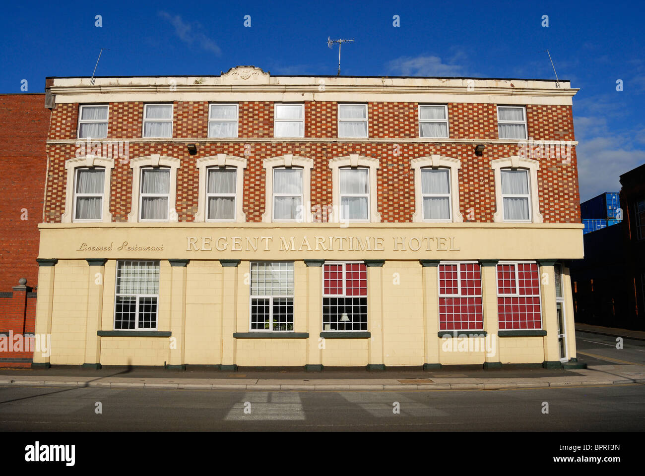 Regent Maritime Hotel on Regent Road ( The Dock Road ), Liverpool Docks