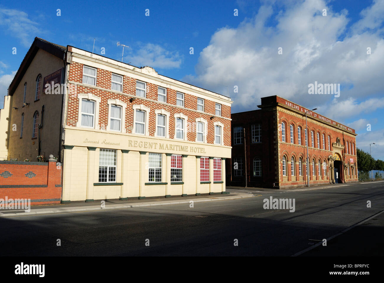 Regent Maritime Hotel on Regent Road ( The Dock Road ), Liverpool Docks