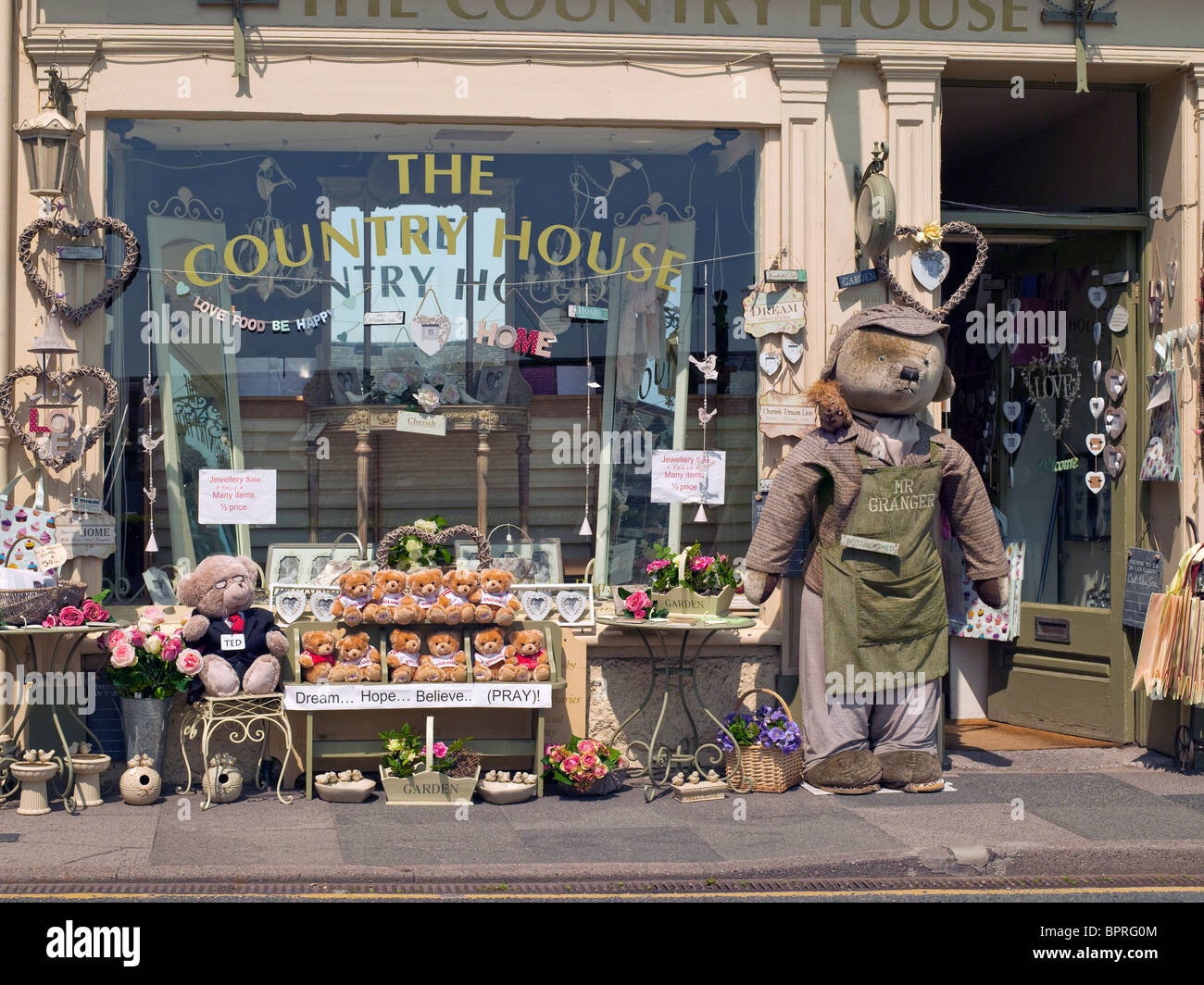 Shop store selling teddy bears and gardening items Grange over Sands