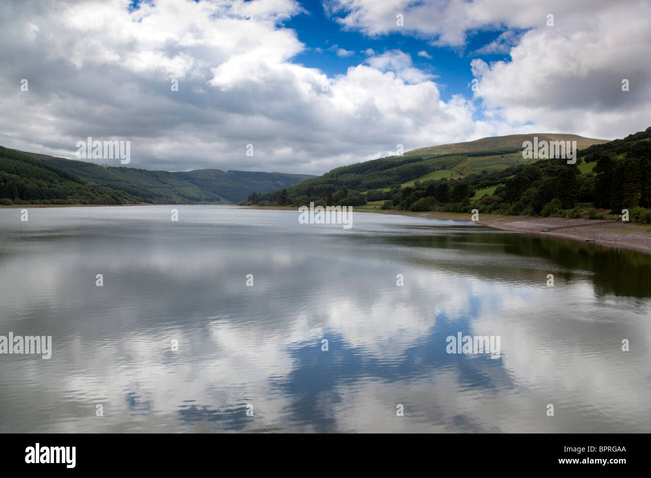 Talybont reservoir; Wales Stock Photo