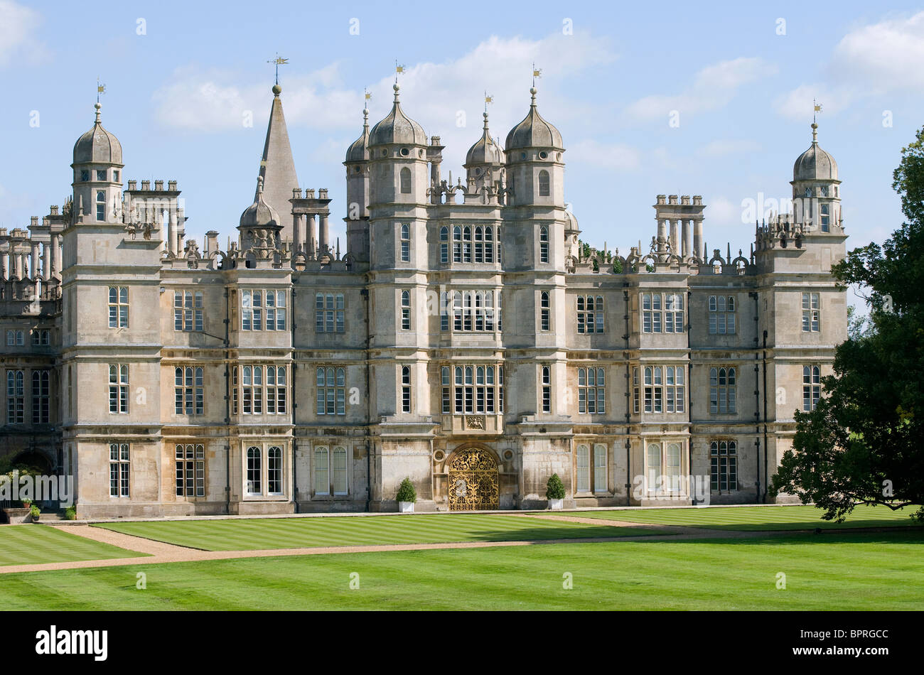 burghley house, lincolnshire, england Stock Photo Alamy