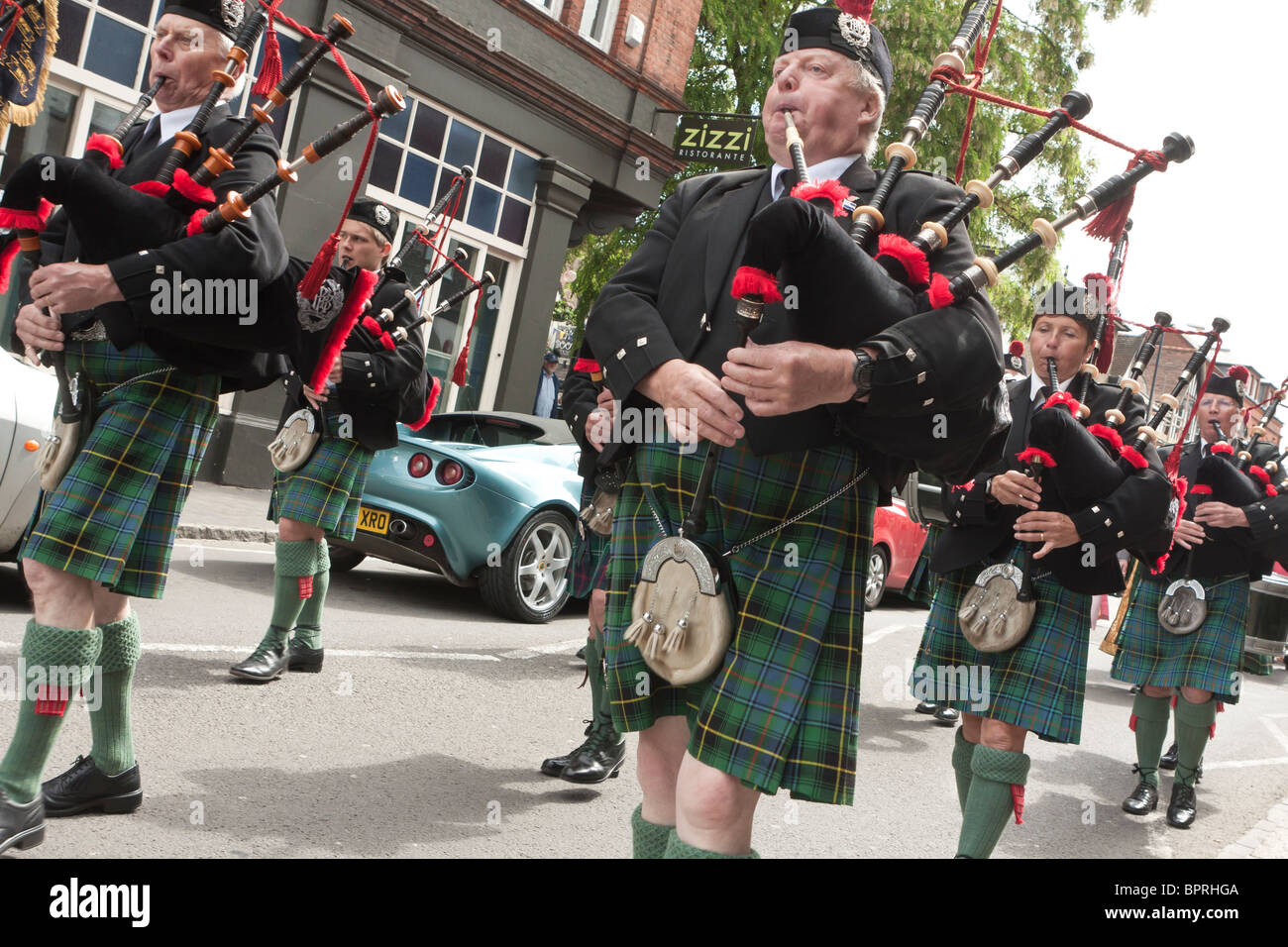 Bagpipes parade at hires stock photography and images Alamy