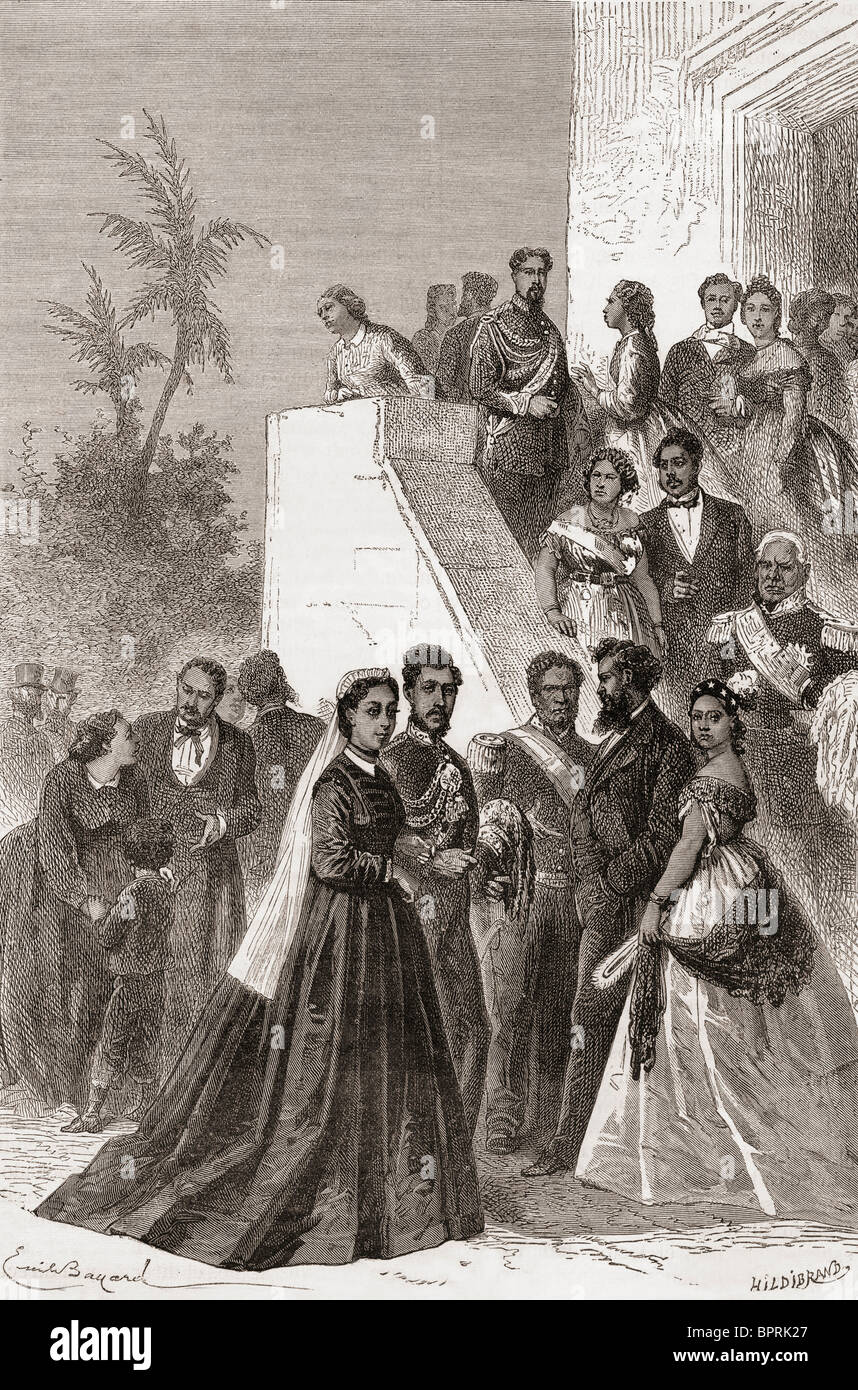 King kamehameha iv hi-res stock photography and images - Alamy
