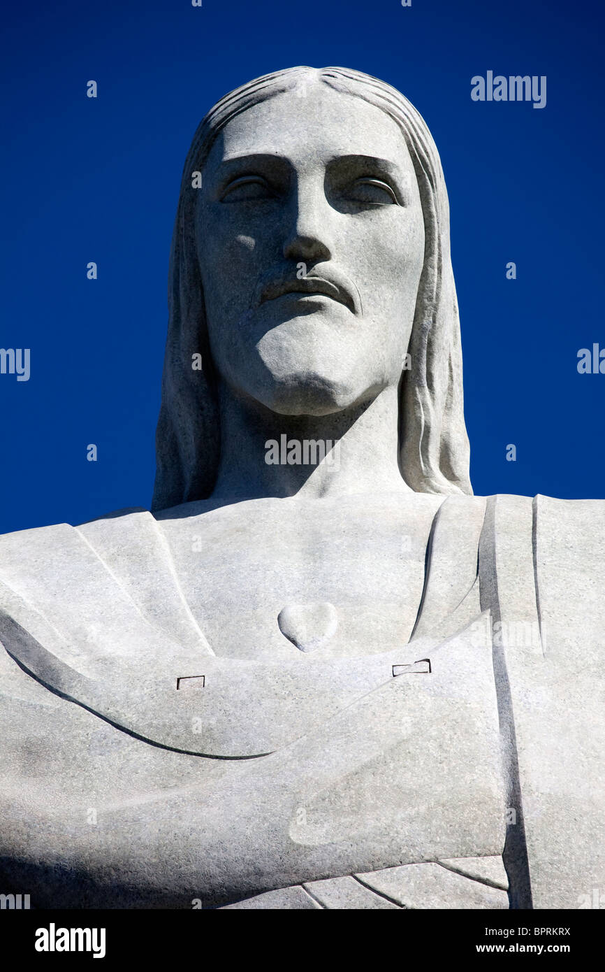 Rio de Janeiro, Brazil's 130 foot tall, art deco Cristo Redentor statue (or Chirst the Redeemer