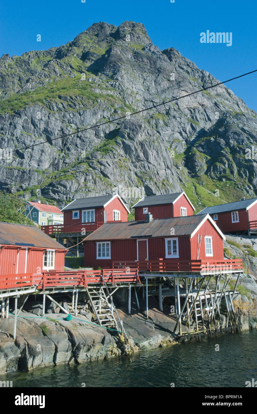 Å, Fishing Village on Moskenes Island, Lofoten islands, Norway Stock Photo
