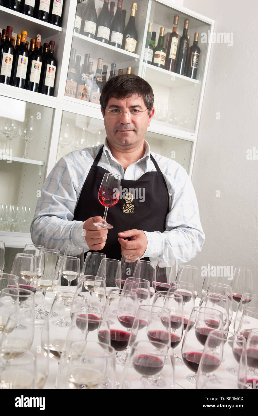 Winemaker Oscar Gato of Adega Cooperativa de Borba winery, Alentejo, Portugal Stock Photo