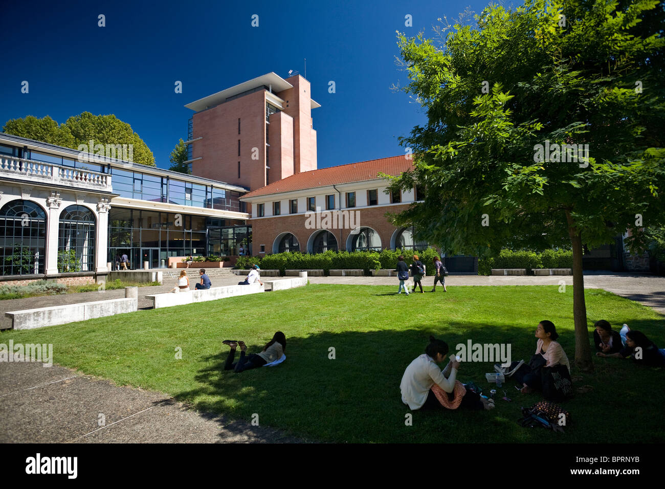 The Vichy university centre, known as "Pôle Lardy" (France). Pôle  universitaire de Vichy Val d'Allier (Auvergne - France Stock Photo - Alamy