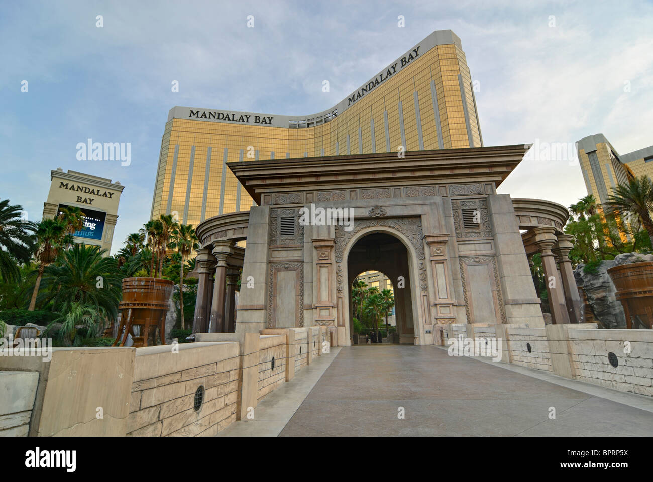 The Lazy River at Mandalay Bay Beach Stock Photo - Alamy