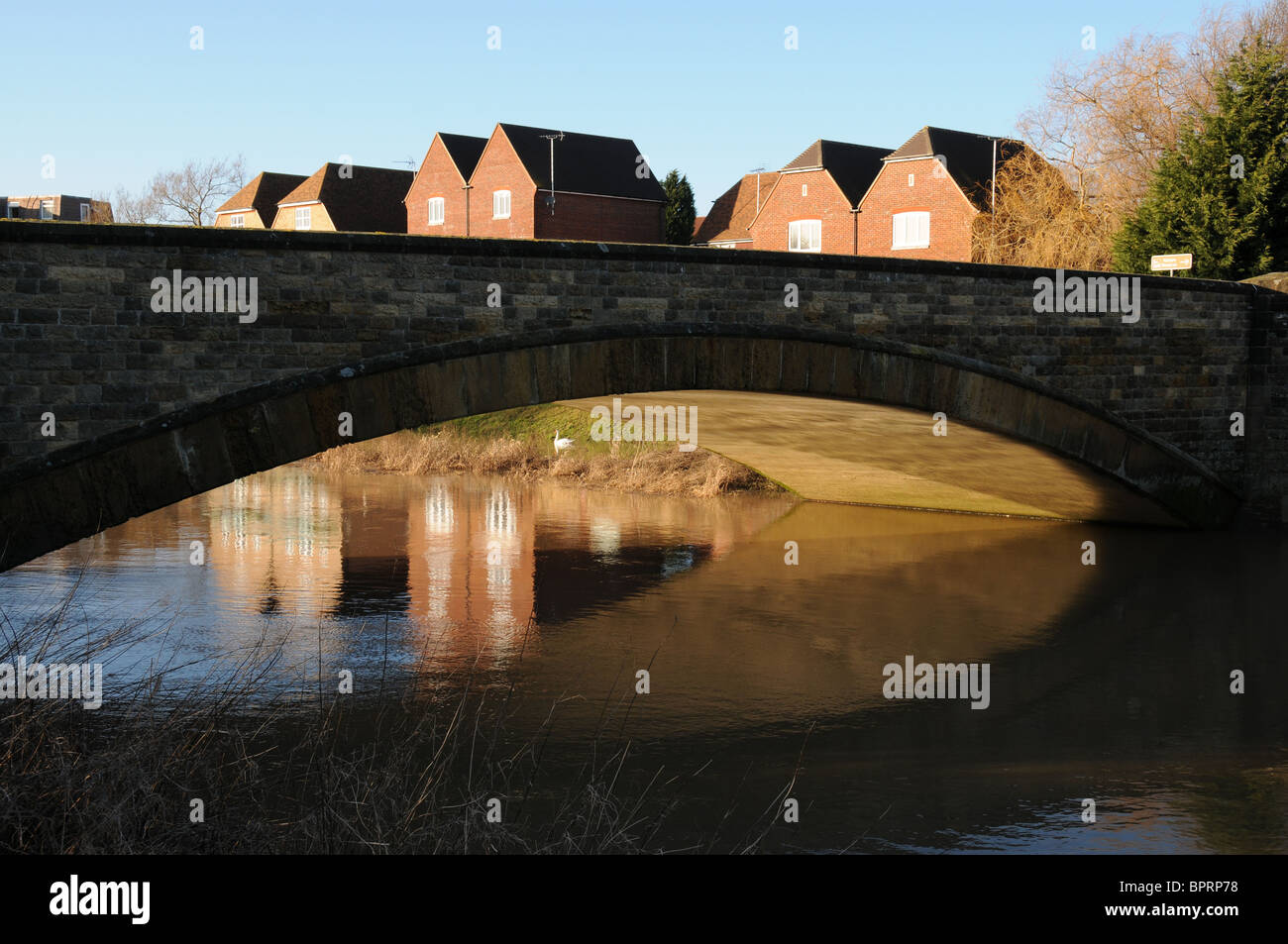 Riverside houses, Pulborough Stock Photo Alamy
