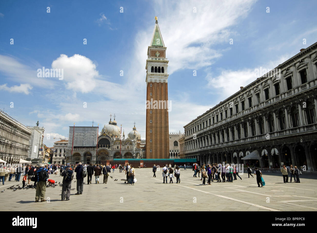 Piazza San Marco Venice Italy Stock Photo