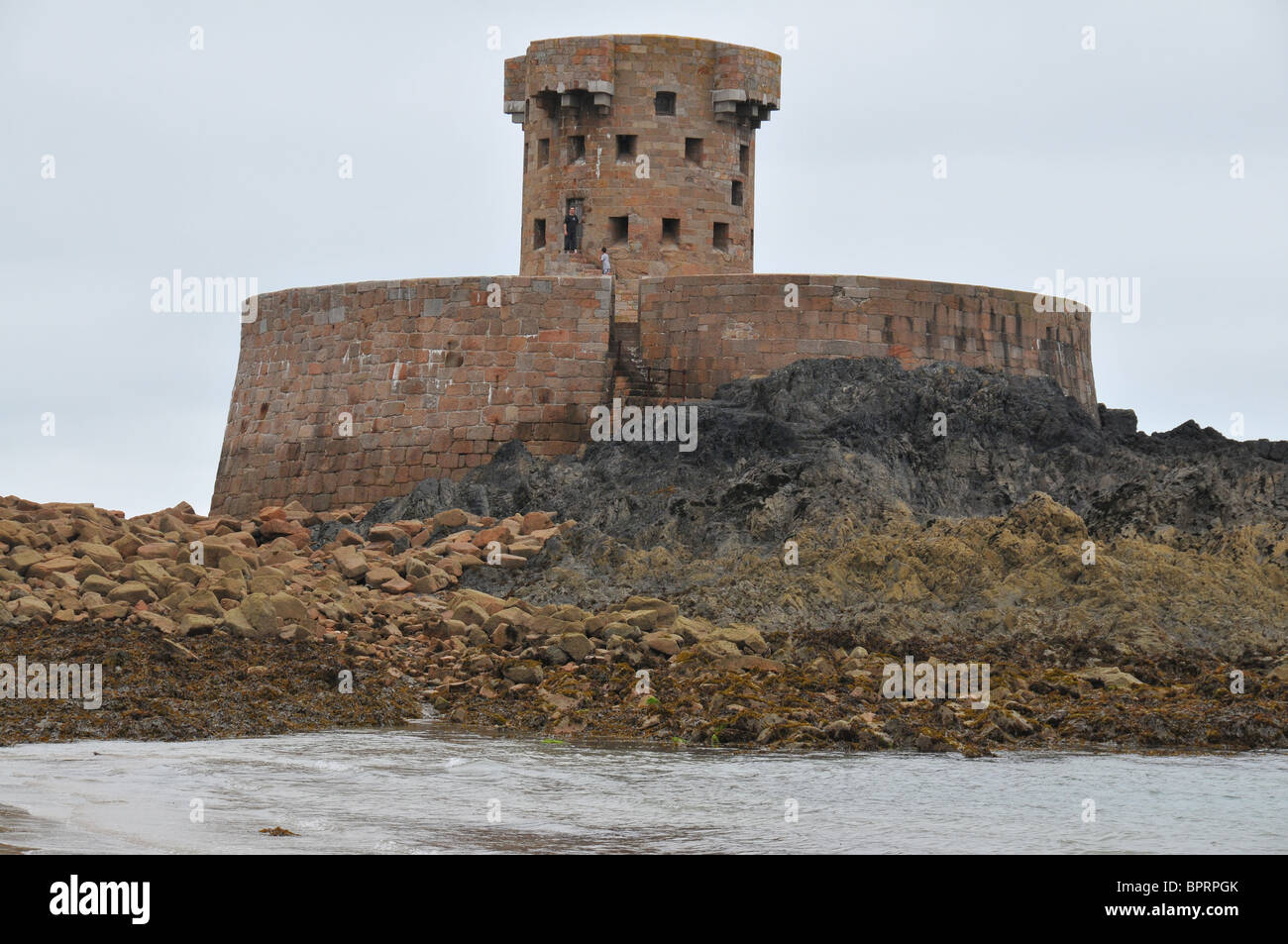 Martello tower, Jersey Stock Photo - Alamy