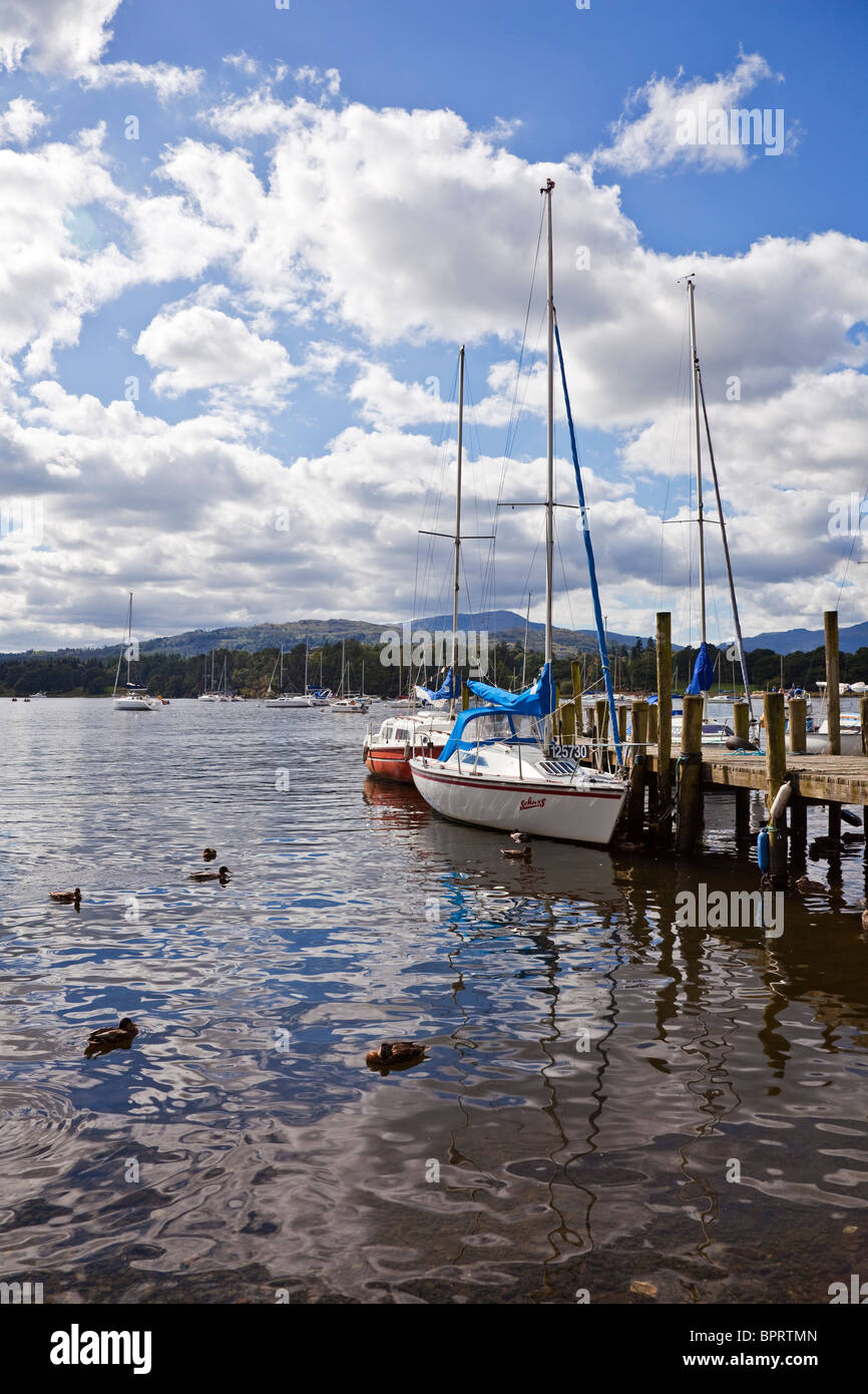 Waterhead on Windermere Cumbria England UK Stock Photo Alamy