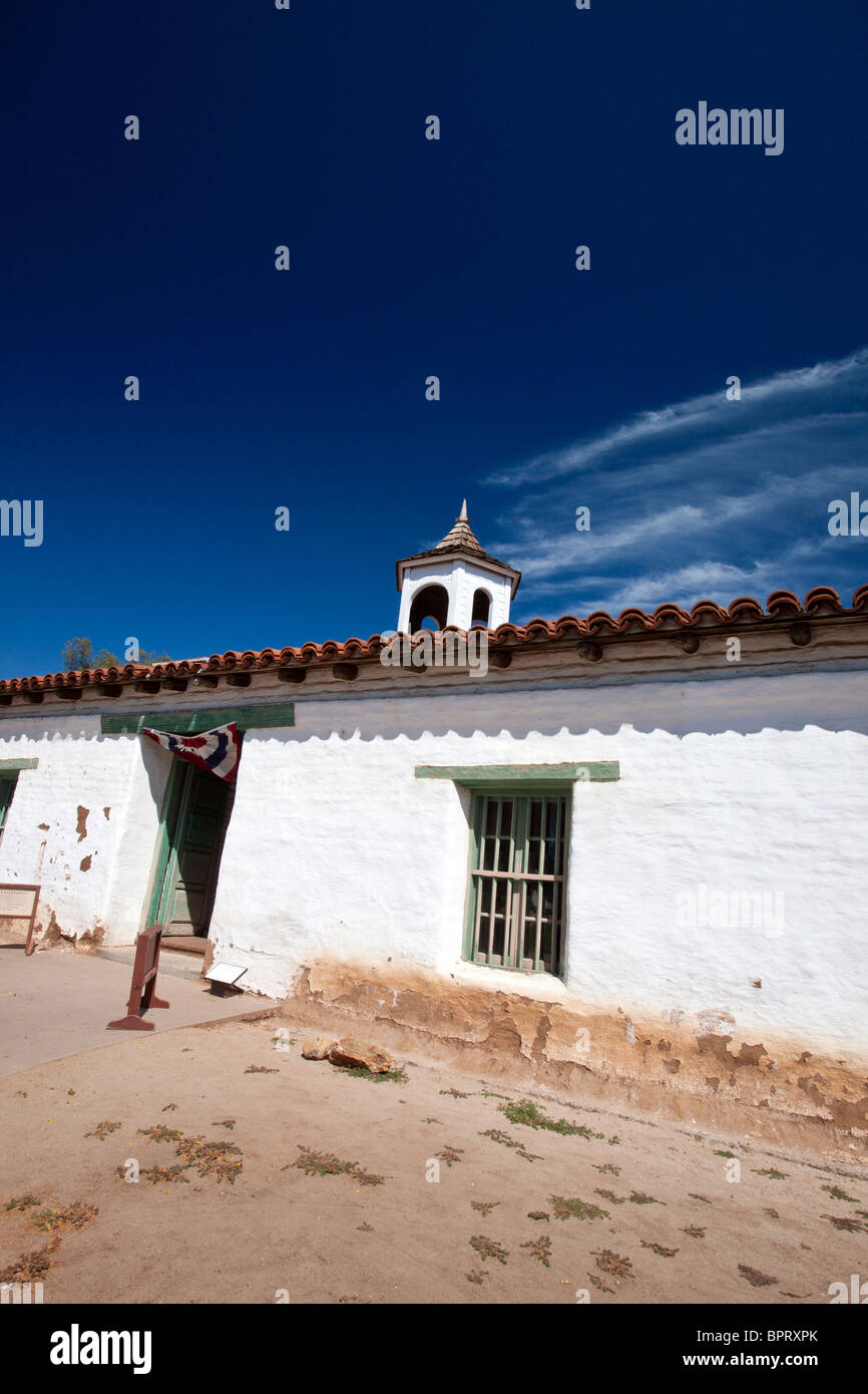 Exterior of the La Casa de Estudillo Museum, Old Town San Diego, California, United States of America Stock Photo