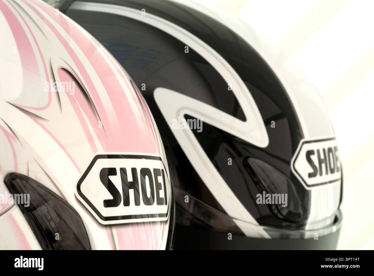 Shoei Motorcycle Helmet Stock Photo - Alamy