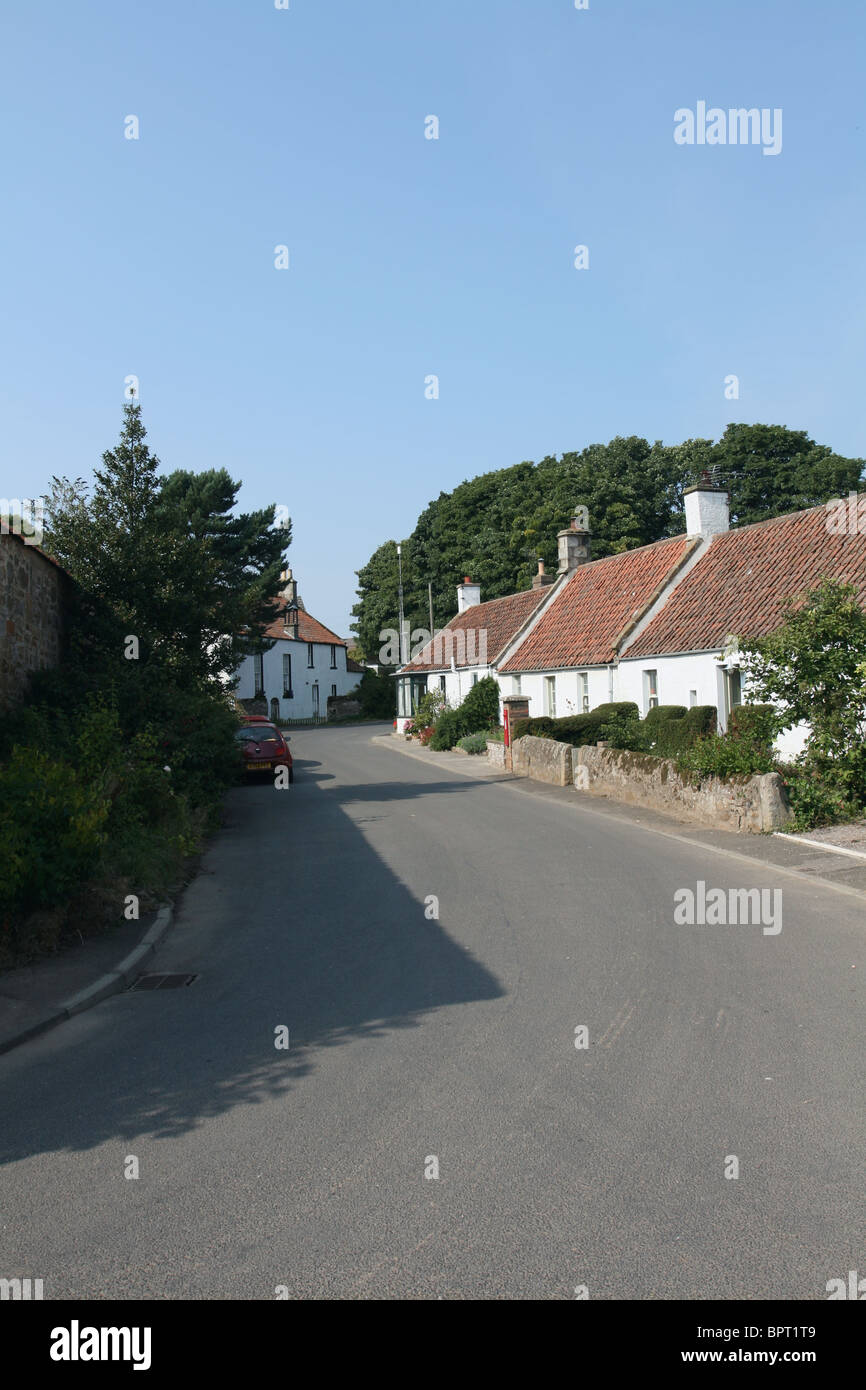 Boarhills street scene Fife Scotland September 2010 Stock Photo Alamy