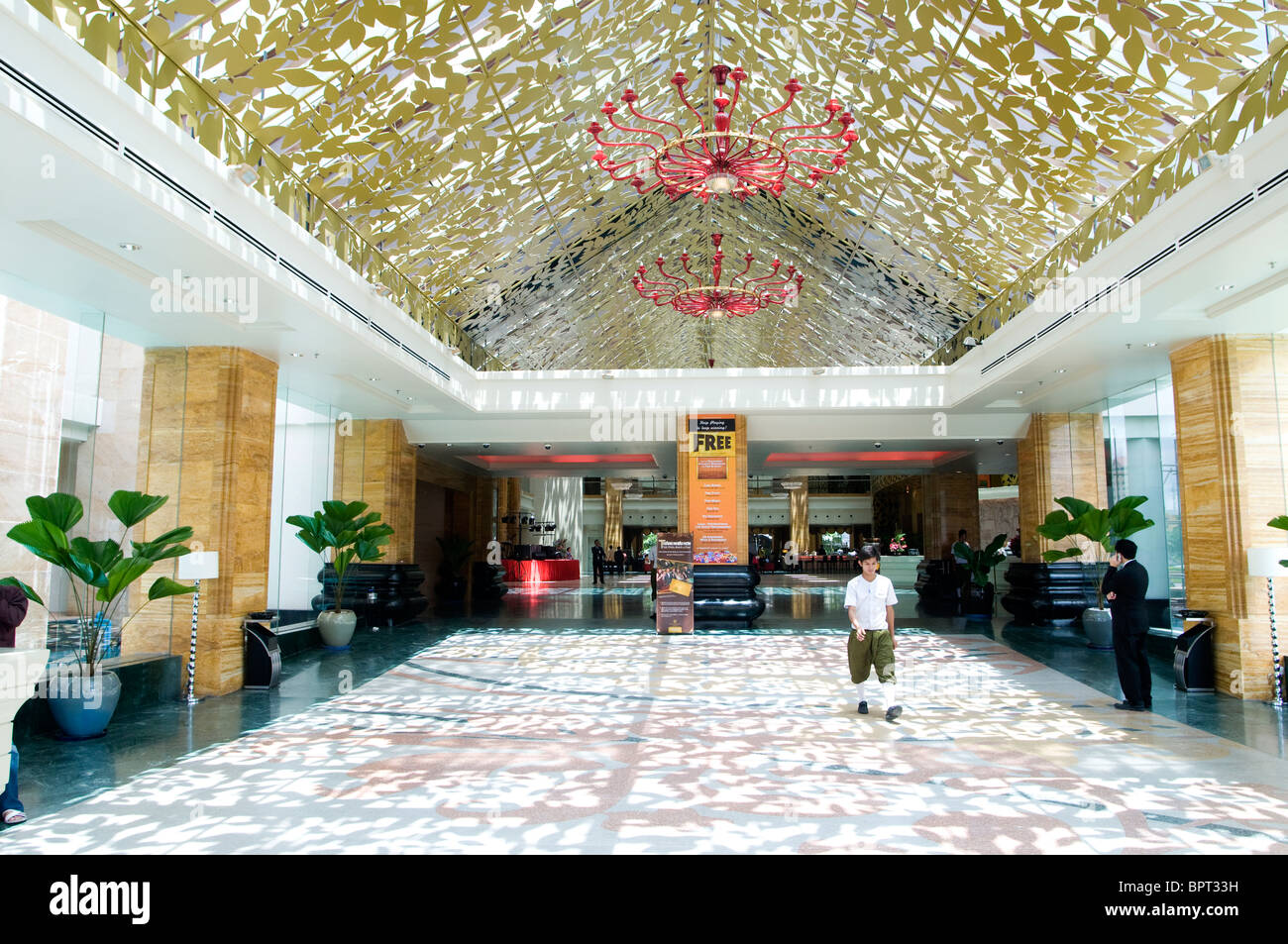 Naga World Hotel and Casino, Phnom Penh, Cambodia Stock Photo