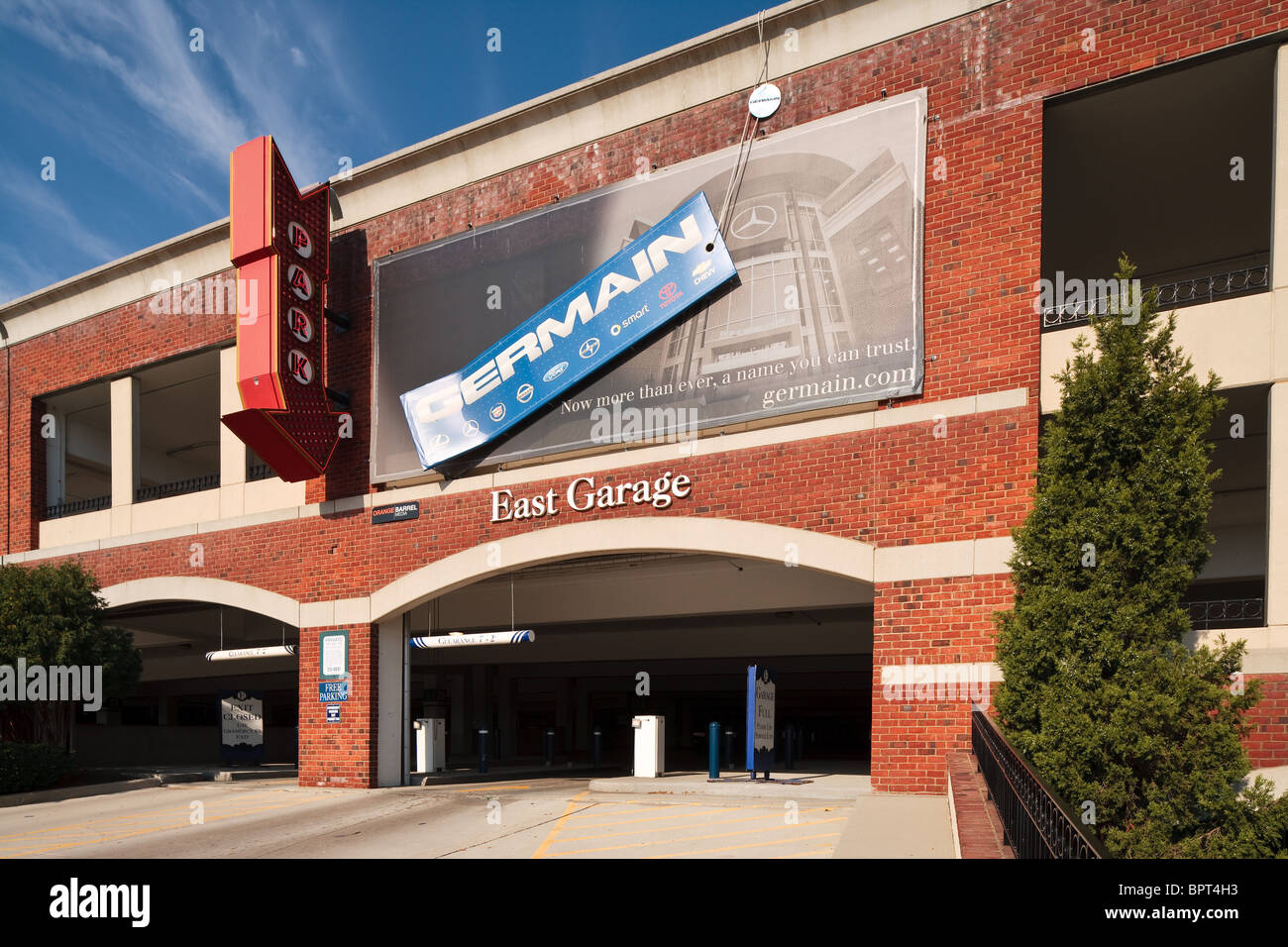 Parking Garage at Easton Town Center Stock Photo