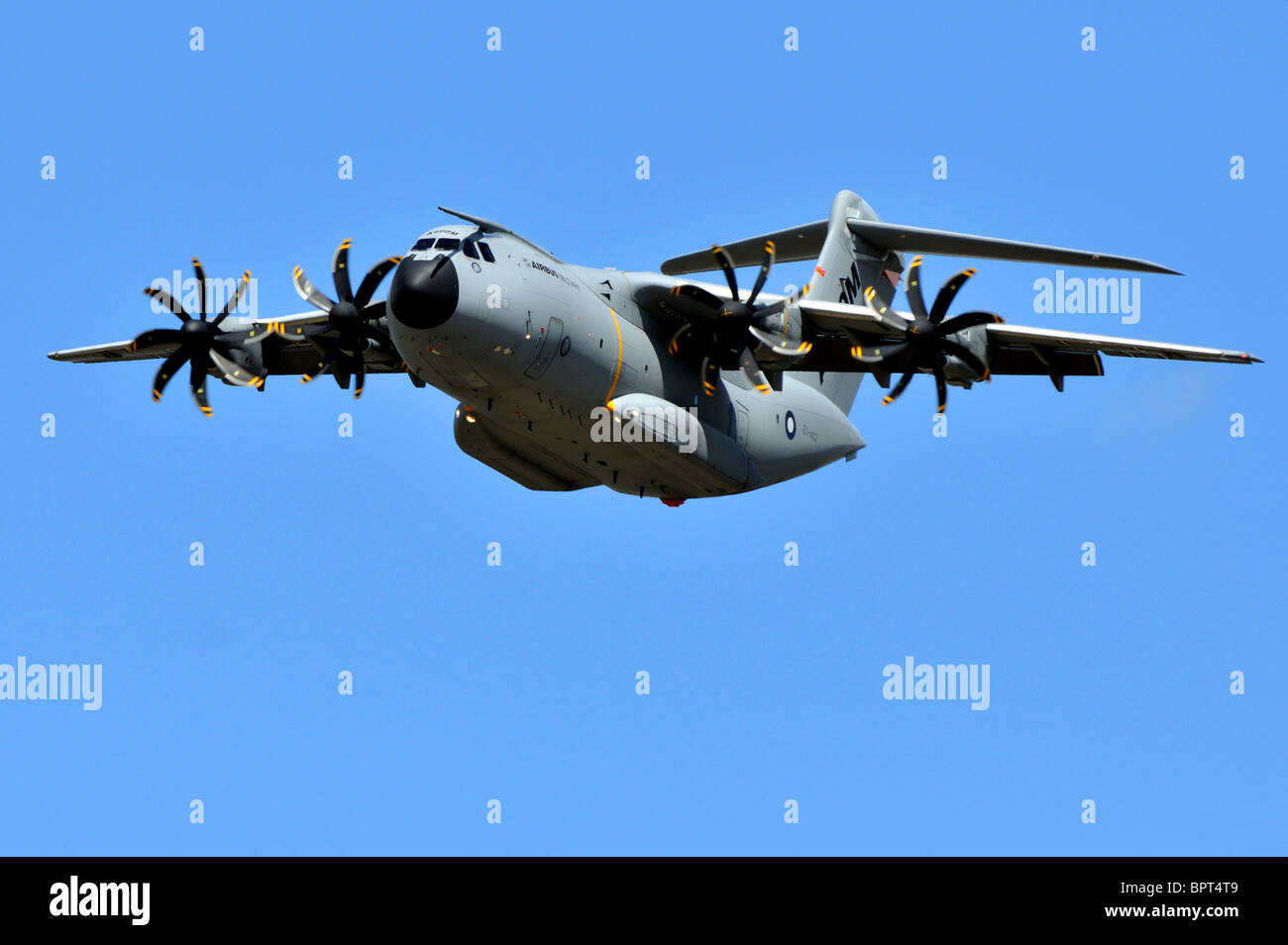 Airbus A400M military transport plane Stock Photo