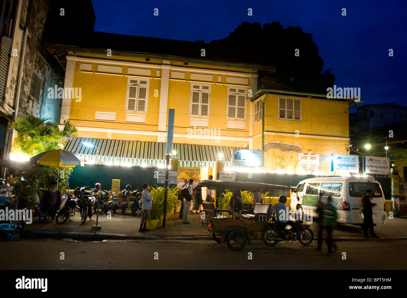 Restaurant, Phnom Penh, Cambodia Stock Photo Alamy