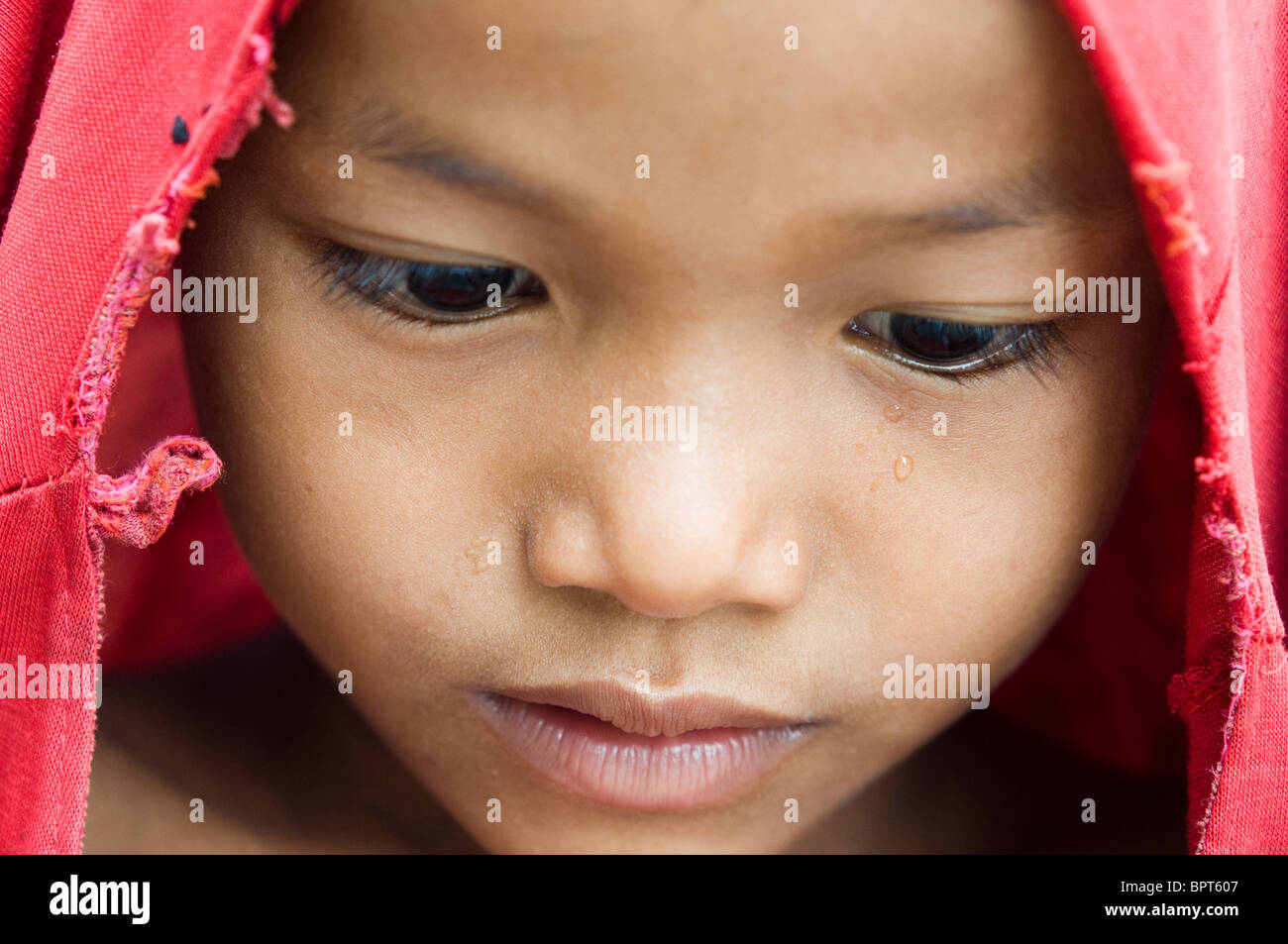 Boy in Phnom Penh, Cambodia Stock Photo