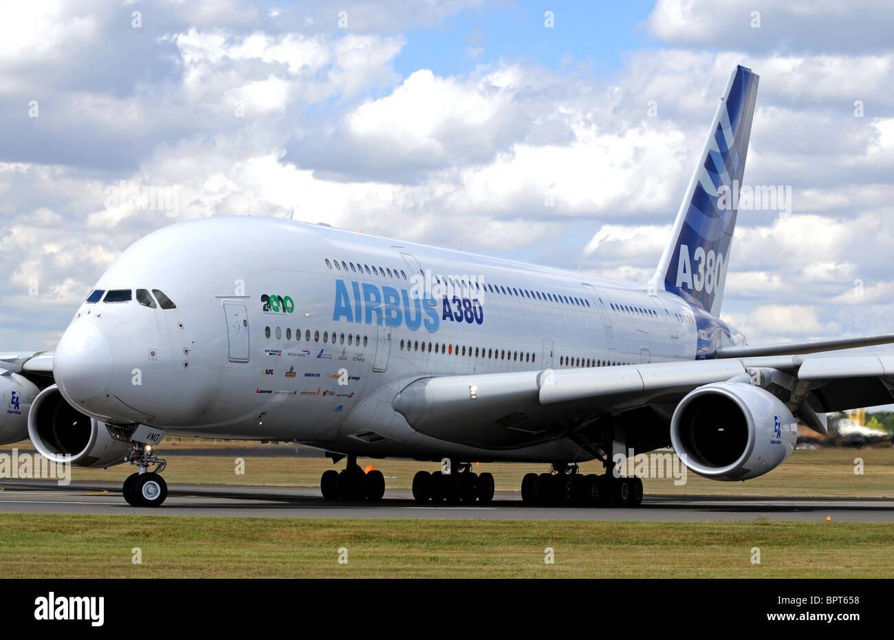 Airbus A380 Stock Photo