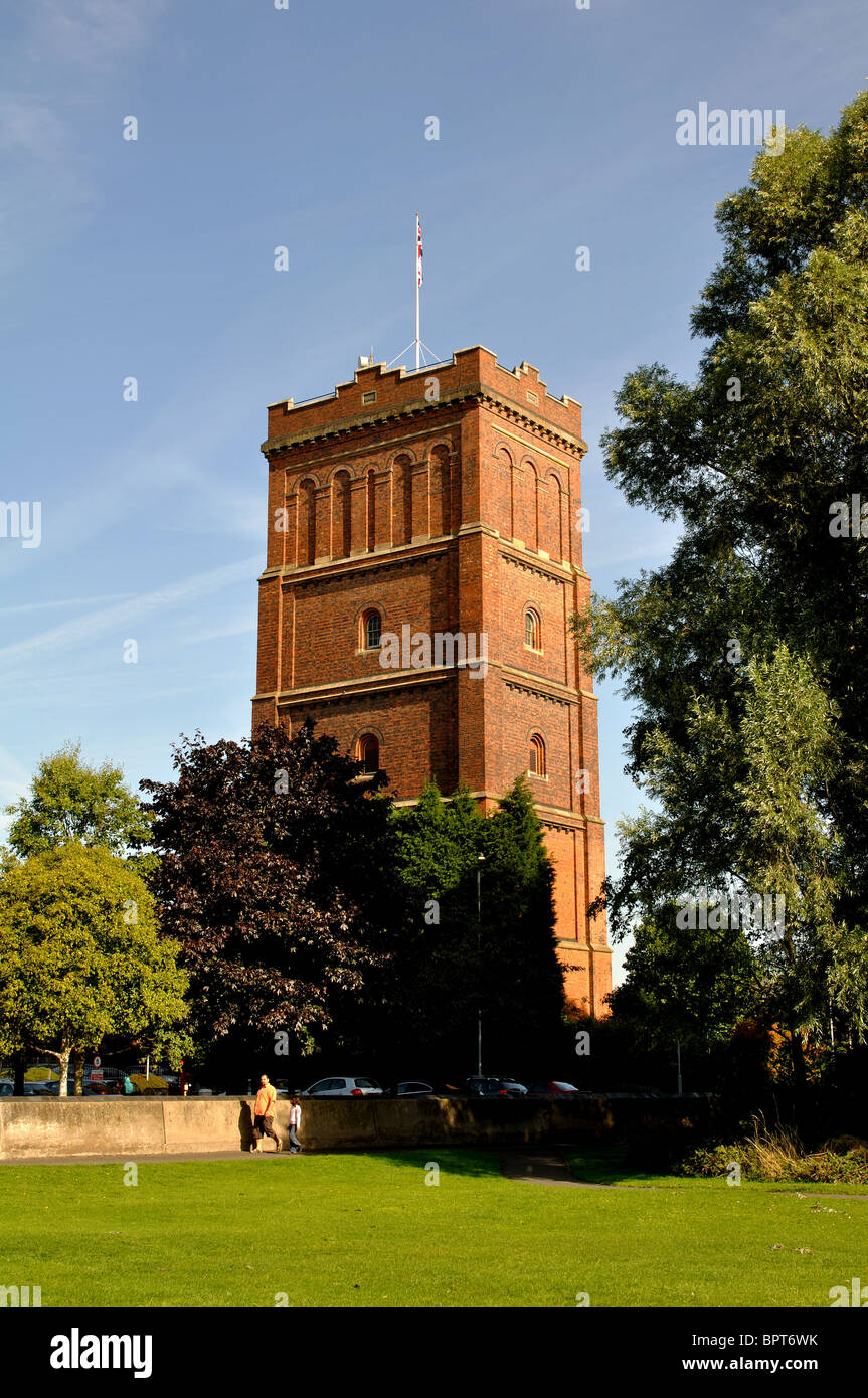 Bass brewery water tower, Burton on Trent, Staffordshire, England, UK Stock Photo