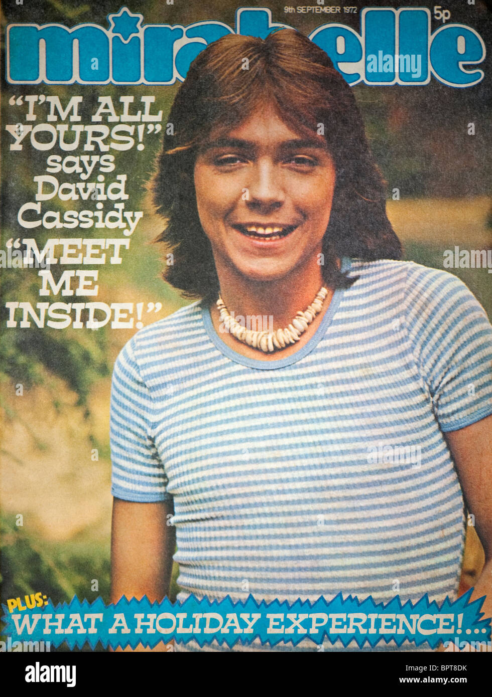Poster Lamiera David Cassidy - Cartello Metallico Vintage 30,5x20,5 Cm Per Arredamento Retro