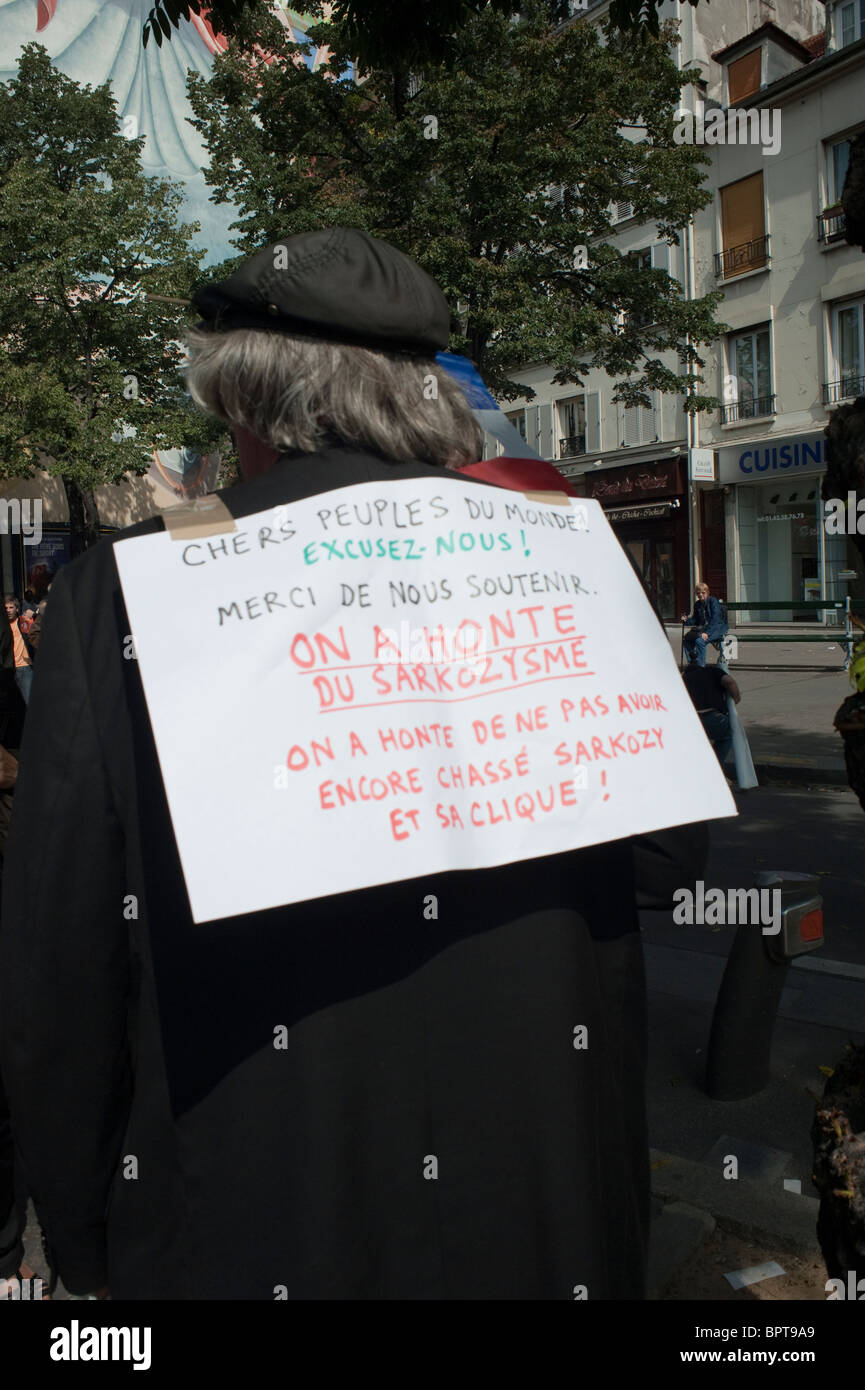 Paris, France, League of Rights of Man Protest Against Roma, Gypsy ...
