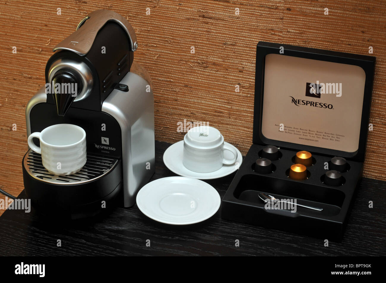 Maker of nespresso coffee hi-res stock photography and images - Alamy