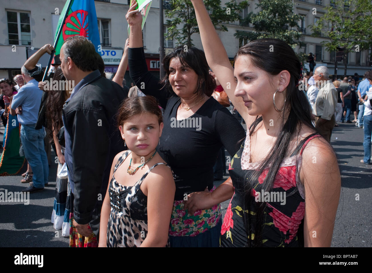 Paris, France, League of Rights of Man protests Against Sarkozy ...