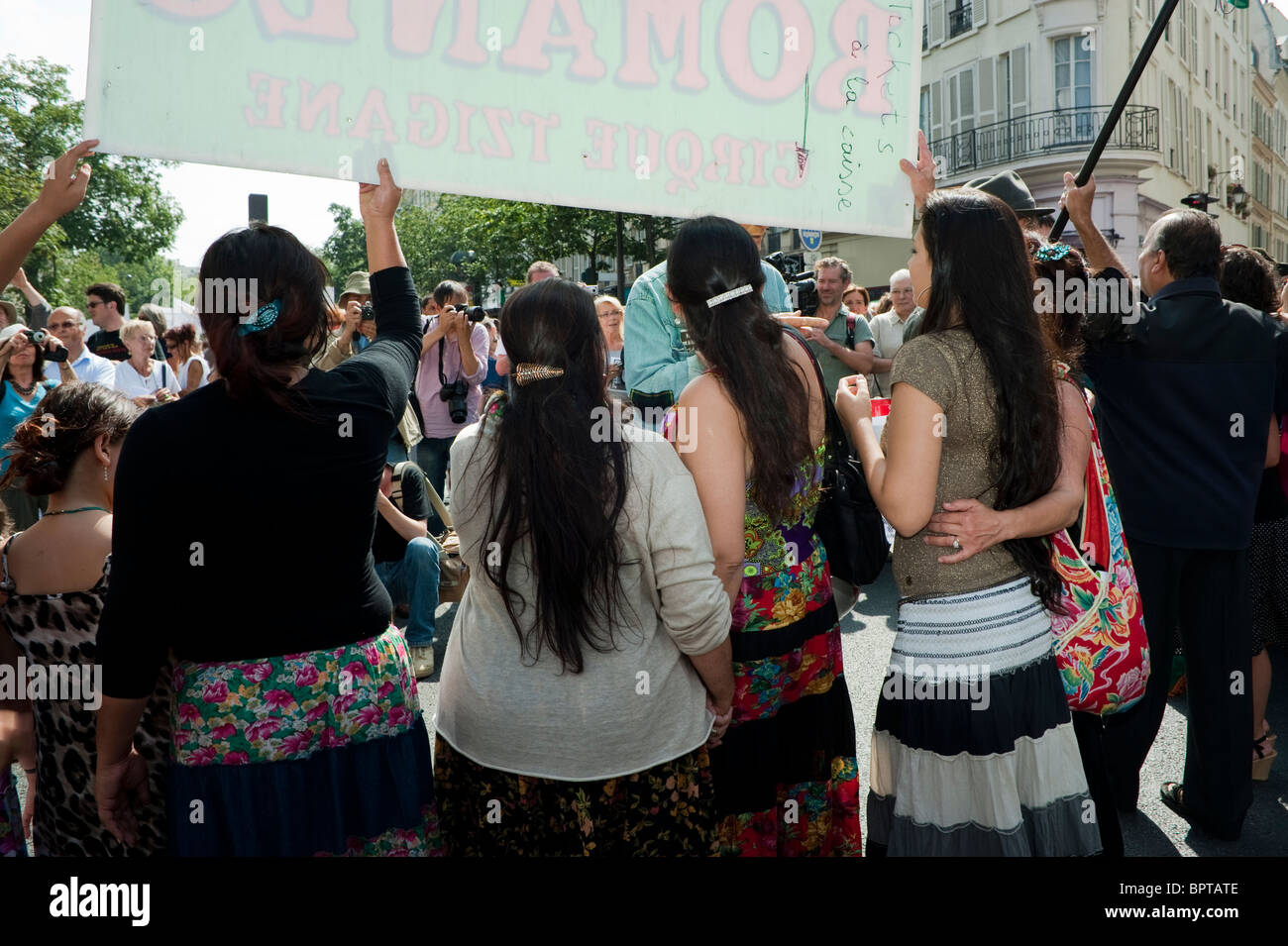 Paris, France, League of Rights of Man protests Against Government ...