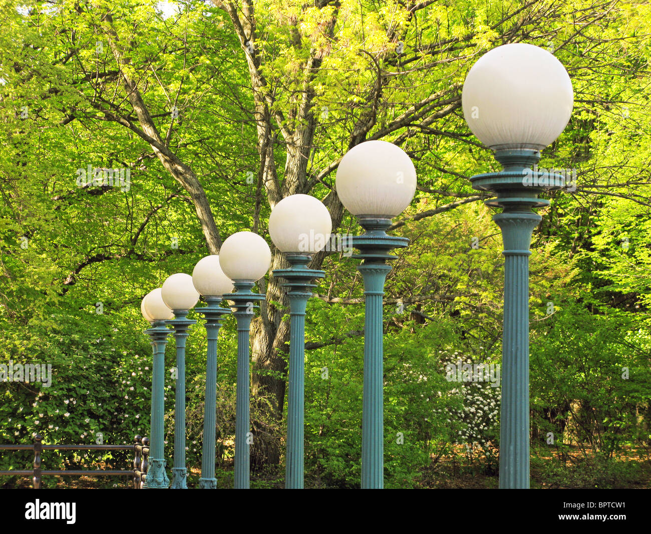 Prospect Park Boat House lights Stock Photo Alamy