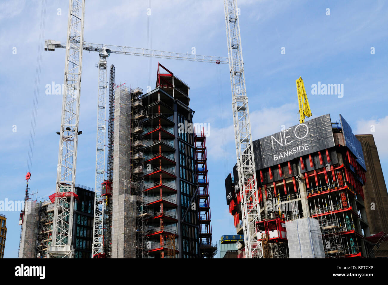 NEO Bankside building site, Southwark, London, England, UK Stock Photo