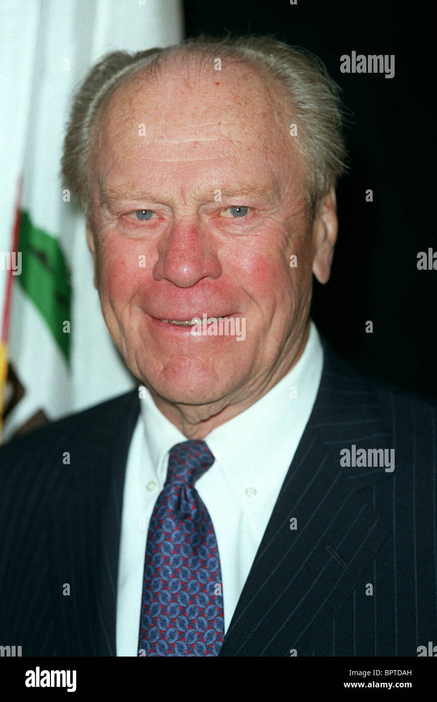 GERALD FORD FORMER U.S.PRESIDENT 28 March 2000 Stock Photo