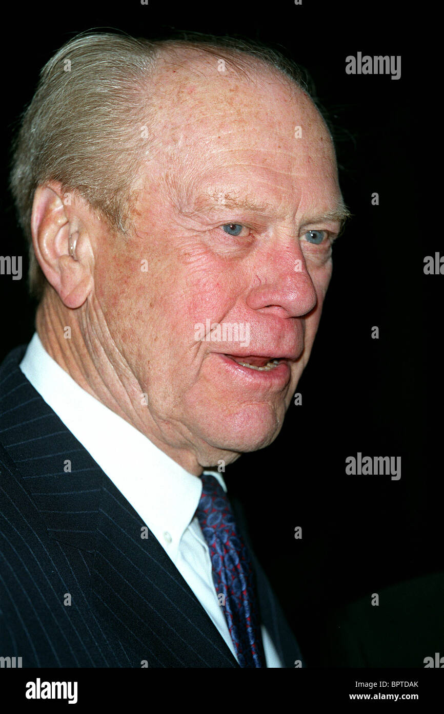 GERALD FORD FORMER U.S.PRESIDENT 28 March 2000 Stock Photo